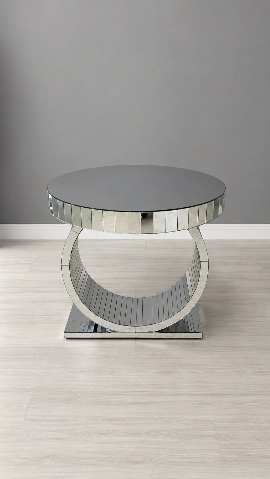 Mesa espelhada redonda elo 0,90 m